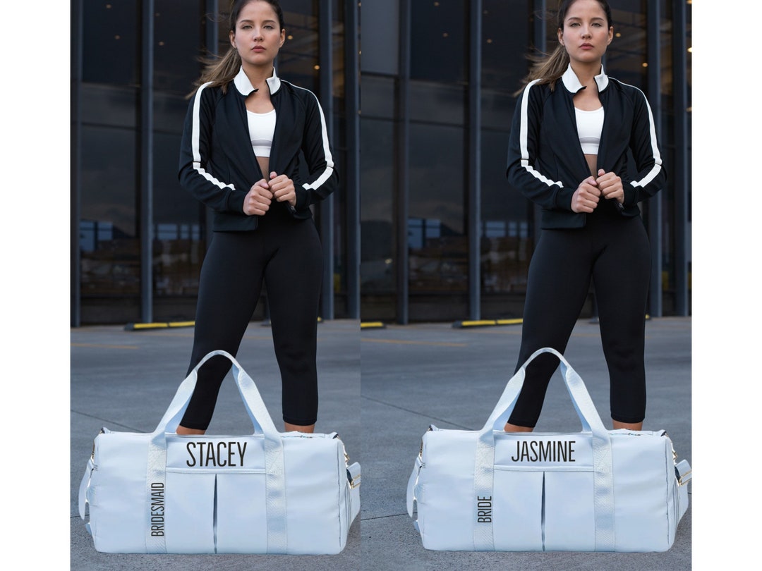 Personalized Duffle Bag Gift, Custom Bridesmaids Duffel Waterproof Bag