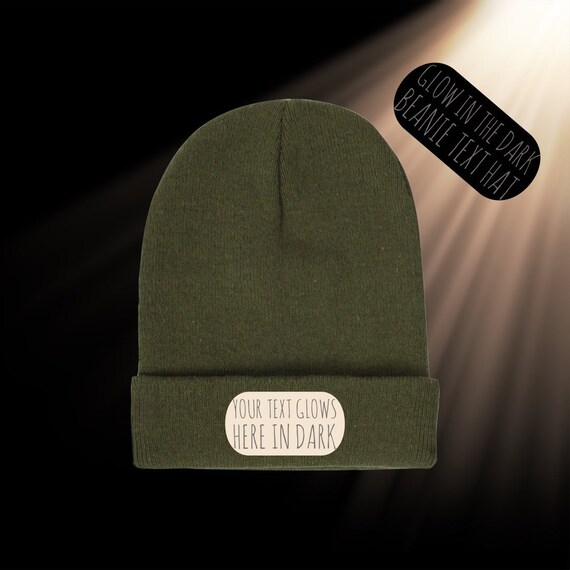Glow in the dark knit hat new arrivals