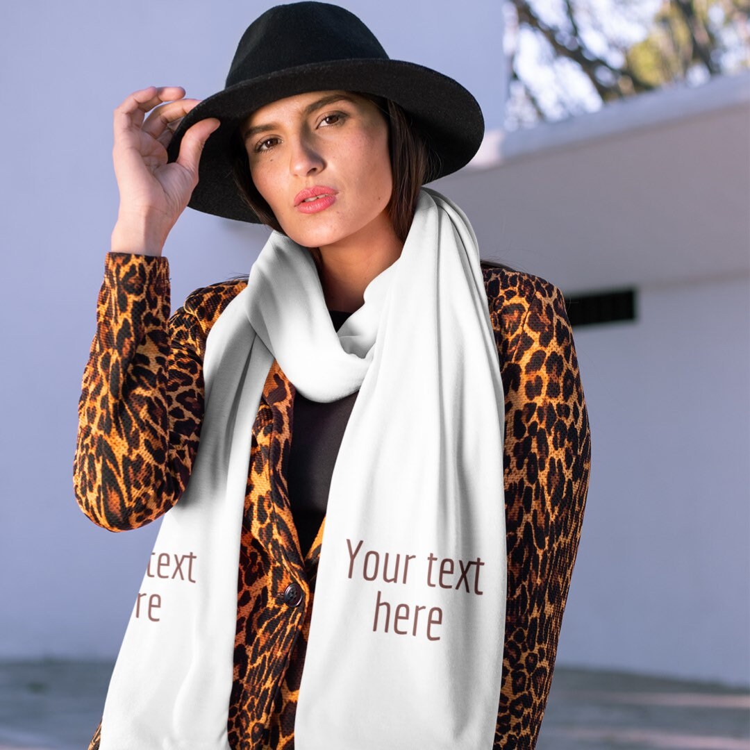 Custom Scarves for Women Winter Scarves Gifts Custom Unisex Etsy