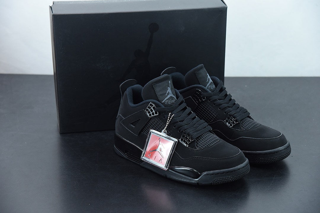 Air Jordan 4 black Cat Sneaker for Men and Women Best Gift Etsy