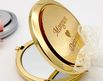 Bridal shower favors for guests, Hand Mirror for wedding thank you gifts, keepsakes for Guest