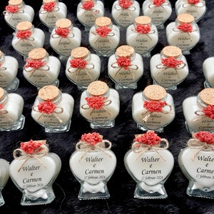 Candle party favors, Glass Heart Candle Wedding Favor for Guest in Bulk, Wedding Souvenir for Guest, wedding giveaways for guest, Bulk Order image 6