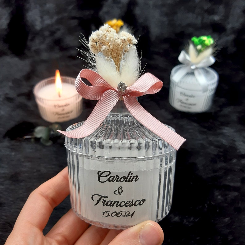 Favor de boda para invitados a granel, favores de velas de boda, obsequios de devolución, obsequios de despedida de soltera, obsequios de fiesta para sus invitados imagen 5