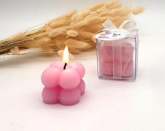 Mini Pomegranate Candle Favors: Elegant Wedding Party Gifts