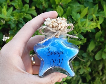 Favores de fiesta personalizados, favores de despedida de soltera de cristal de estrella, velas a granel, recuerdo de boda, favores de fiesta de boda, favores de ducha bebé niño