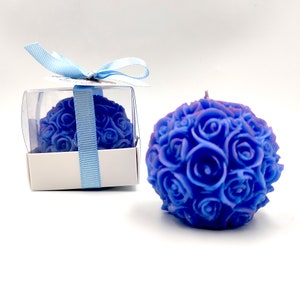 Bulk Rose Candle Wedding Favors: Personalized Return favors for Guest
