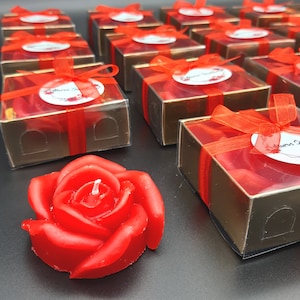 Wedding Favours , Wedding Candle Favors, Favors for Wedding, Personalized Wedding Gift,Rose Candle Favor,Candle Favors,Rose Wedding Favors