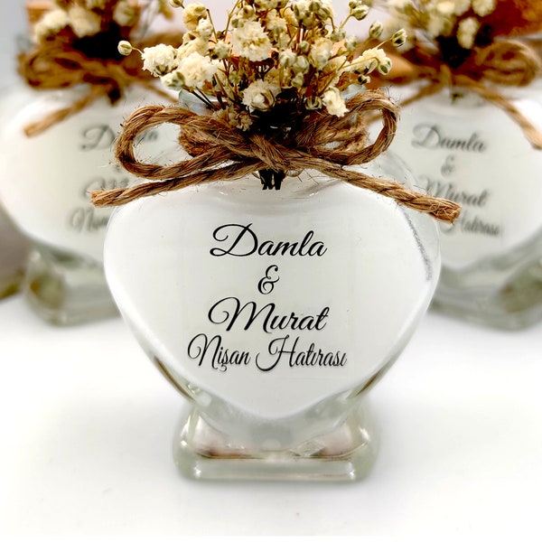 Hochzeitsgeschenke, personalisierte Hochzeitbevorzugungs-Kerze: Herz-Glas, Brautpartybevorzugungen, erwachsene Gastgeschenke für Gäste, Hochzeitsfeiergeschenke