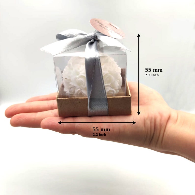 Wedding Candle Favors Rose Candle Gifts Bulk Personalized Etsy