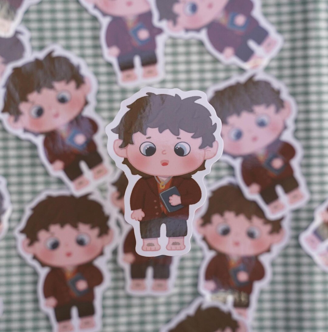 Frodo Sticker Frodo Inspired Sticker | Cute, Cottage Core, Hobbit, Lord of the Rings ...