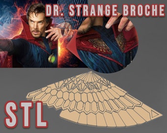 Dr. Strange Broche Cape Prop Cosplay STL 3D | DIY Bauplan Prop Marvel Multiverse Drucken
