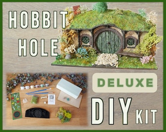 DELUXE Hobbit Hole Diorama DIY kit | Hobbiton, Gift, Geek, Creative, Fantasy, tabletop, RPG
