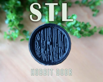 Hobbit Tür Basic zum Basteln, Buch nook, diy, Dekoration