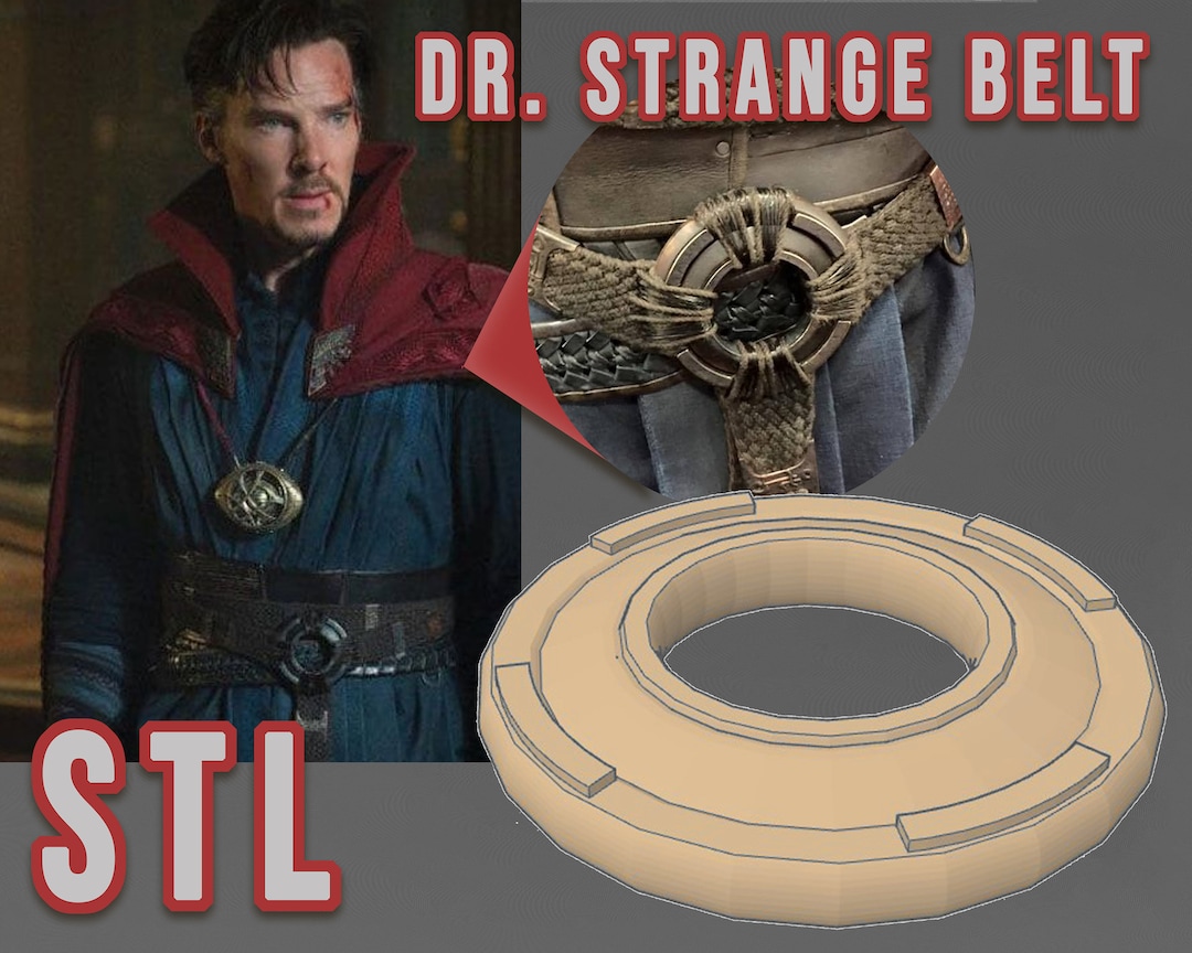 Dr. Strange Belt Prop Cosplay STL 3D Print DIY Blueprint Prop Marvel