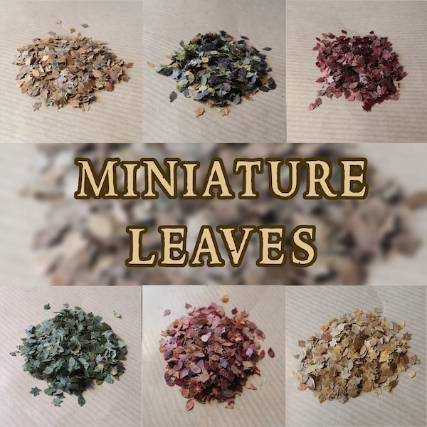 Miniature Leaves - Etsy