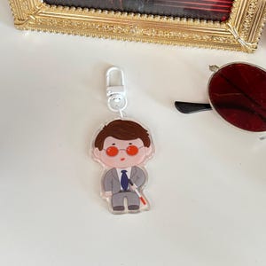 Matt Murdock Acrylic Epoxy Keychain | Cute, Geeky, Daredevil, Lawyer, Vigilante
