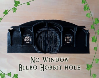 Bilbo Kein Fenster Hobbit Hole Vorderseite für Diorama, RPG, Bücherecke, Basteln, LED, Lichterkette