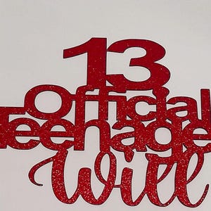 13 décorations de gâteau officielles pour adolescents, joyeux anniversaire, décorations pour cartes à paillettes recto-verso (BLEU BÉBÉ) décoration de gâteau pour cartes à paillettes (or)