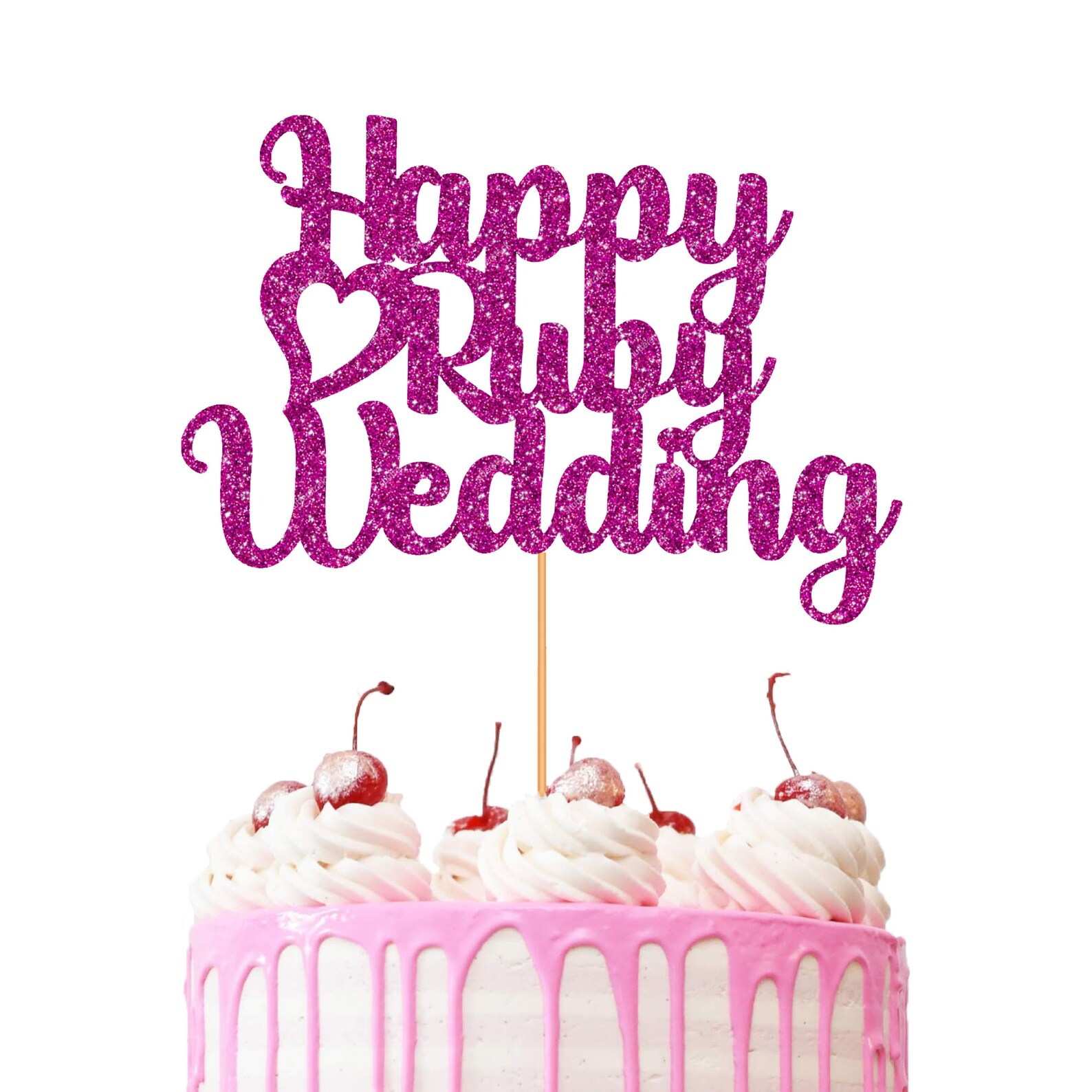 Cake Topper Glitter Cardstock Party Favour Party Decoration Etsy UK