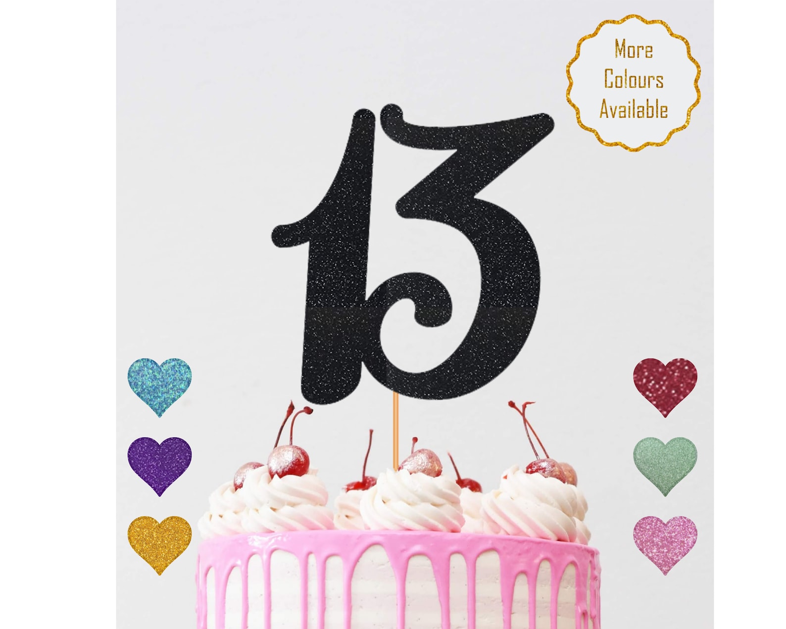 retro 13 gold glitter