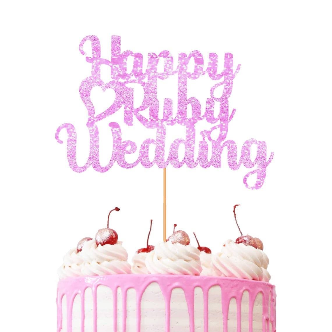 Cake Topper Glitter Cardstock Party Favour Party Decoration Etsy UK