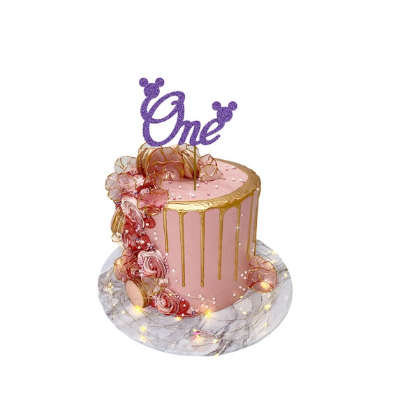 Lot de 10 décorations de gâteau d'anniversaire pour 1er