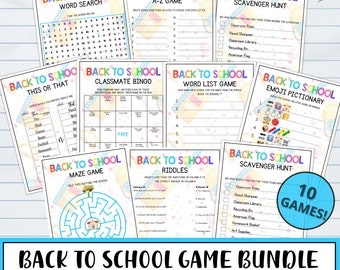 Back to School Games Bundle: Icebreaker Activities (Digital Download)