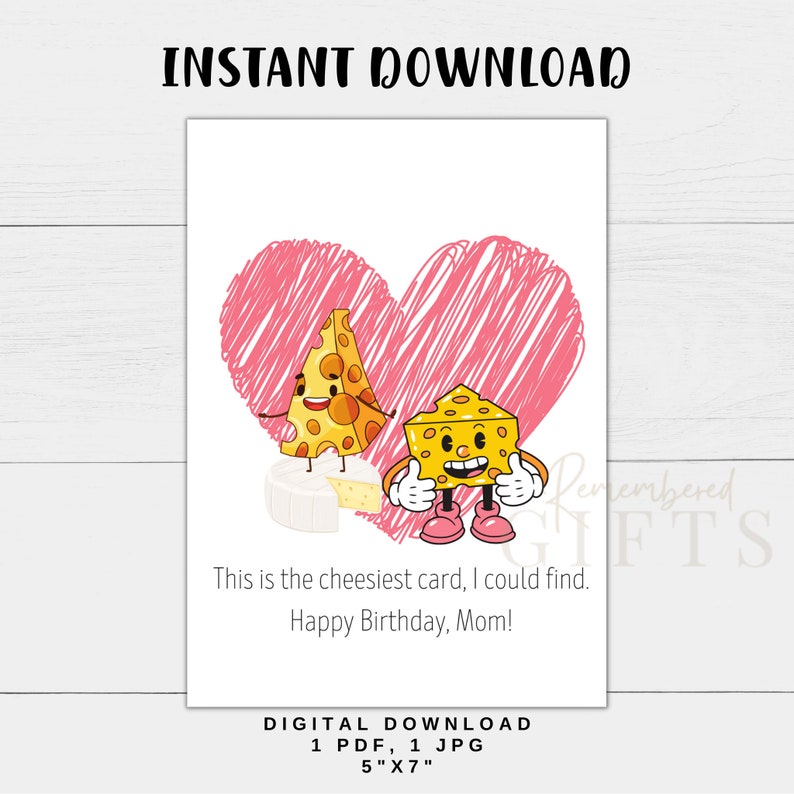 Funny Birthday Card Happy Birthday Mom Printable Birthday - Etsy