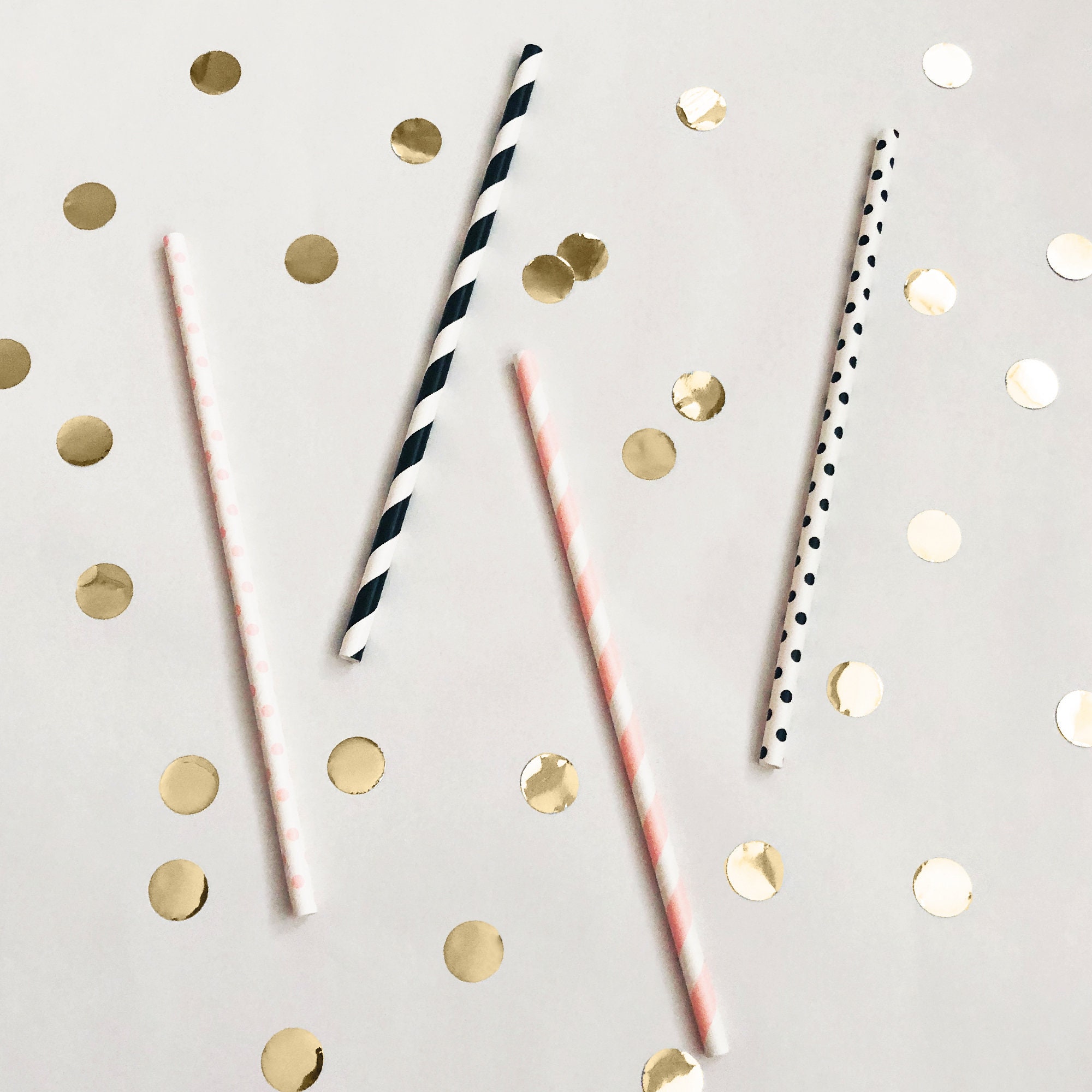Personalised Name Straws Personalised Foil Straws Foil Party | Etsy