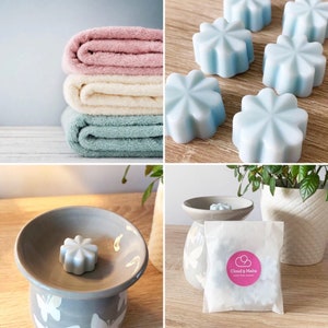 Fresh Linen Wax Melts 6 x Highly Scented  | gift, wax melts, scented melts, highly fragranced, eco soya, home fragrance, linen