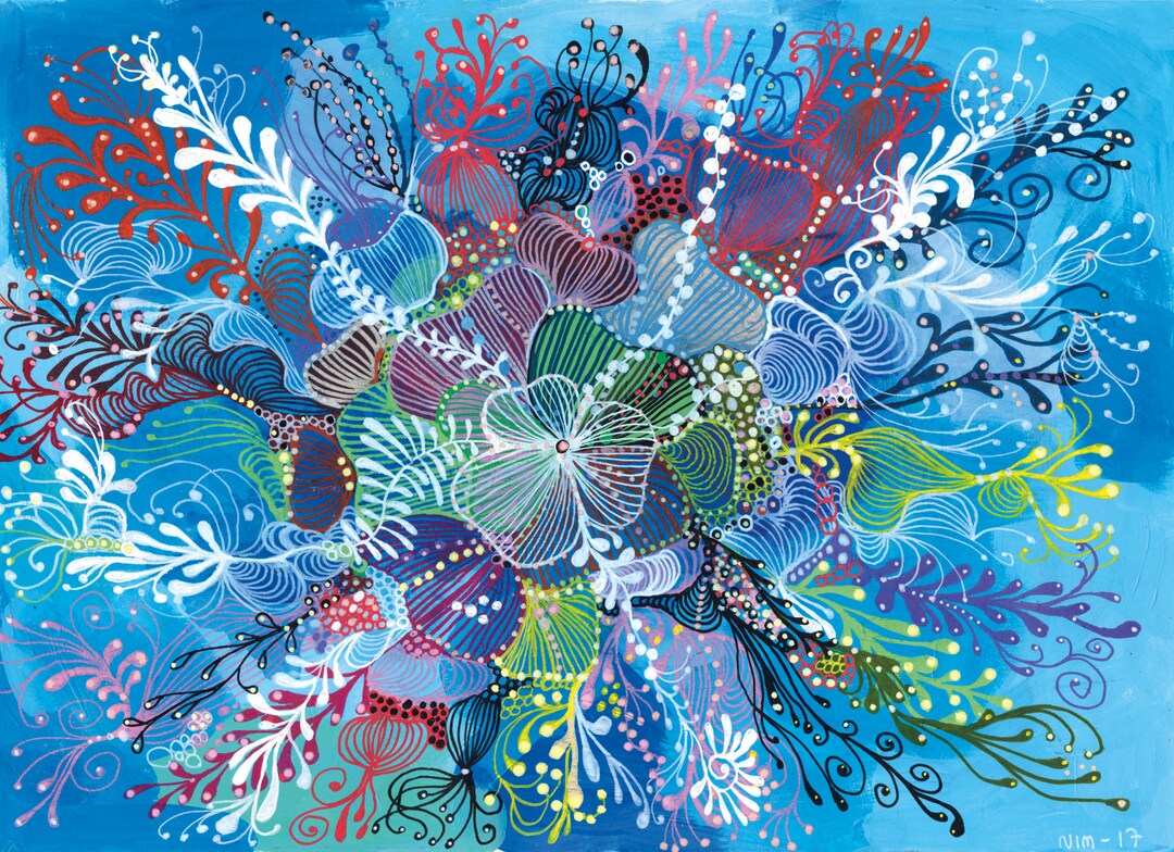 A Quirky Abstract 500 Piece Jigsaw Puzzle Valentines Gift Christmas