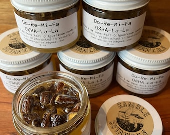 Osha Root Infused Honey - Bear Root - Handcrafted Botanical Honey – Small Batch
