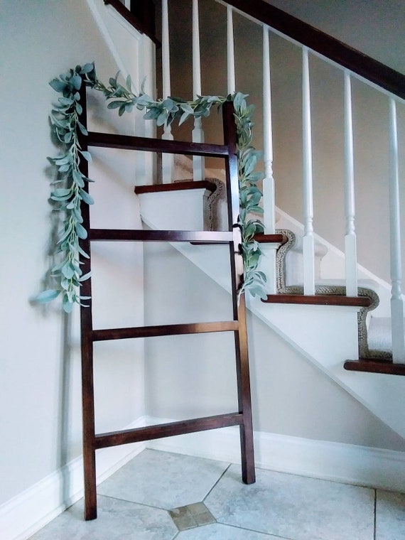 Blanket Ladders Quilt Ladders Hand Towel Ladders Stained & Etsy