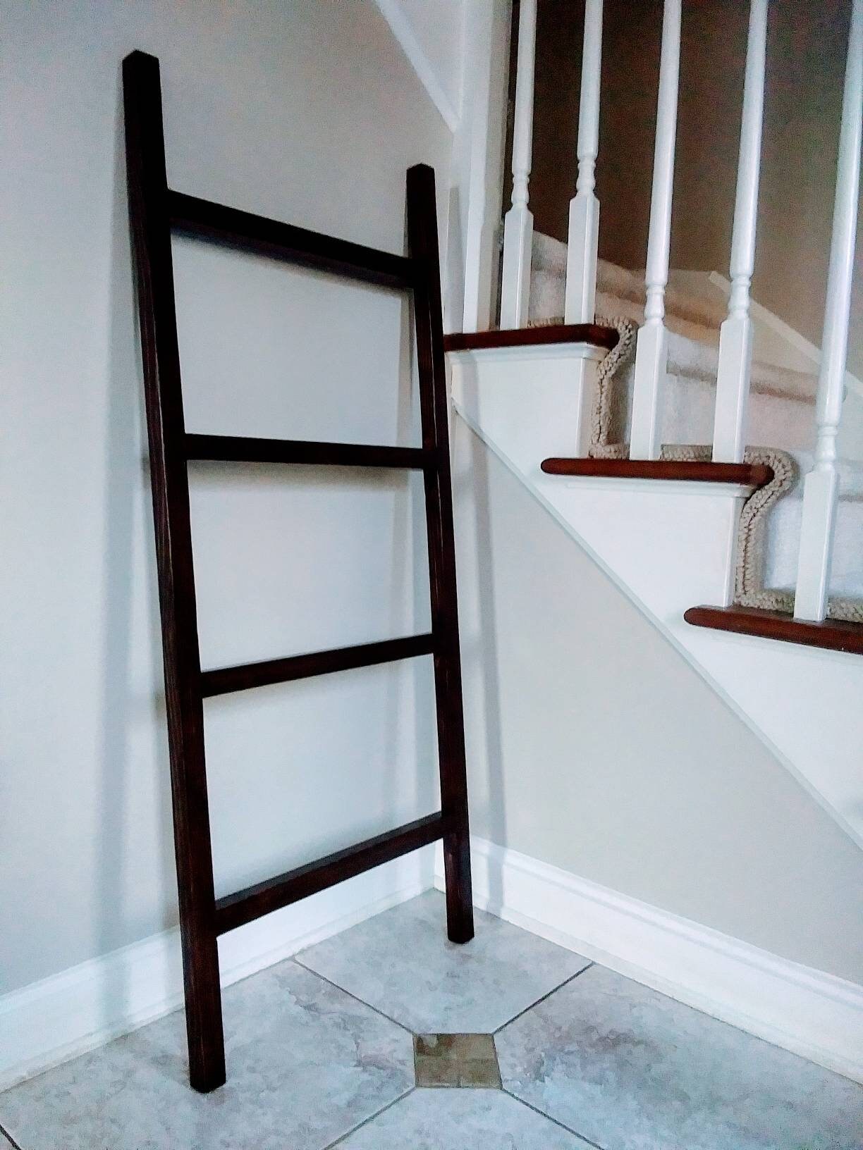 Blanket Ladders Quilt Ladders Hand Towel Ladders Stained & Etsy