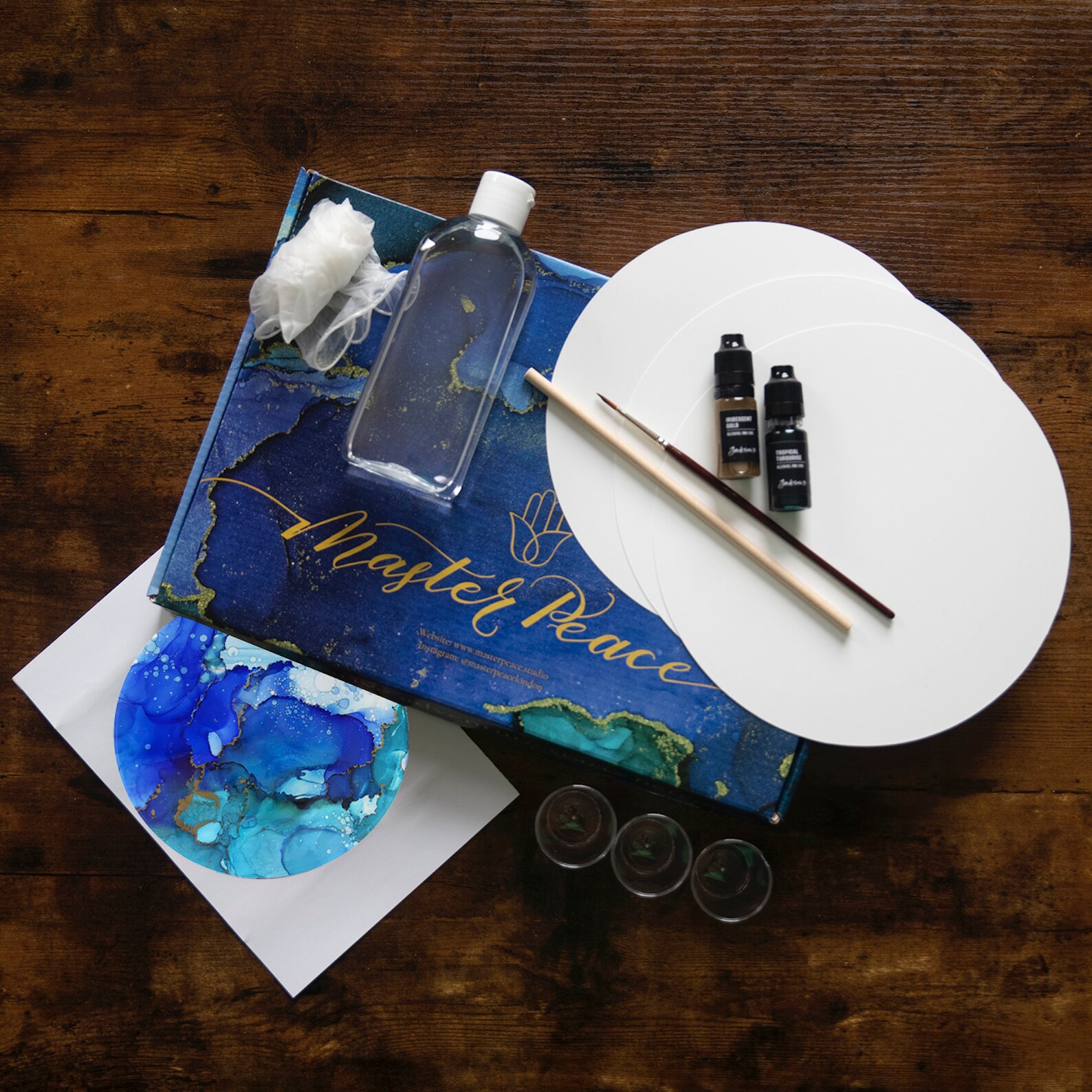 Alcohol Inks Painting Kit Etsy UK