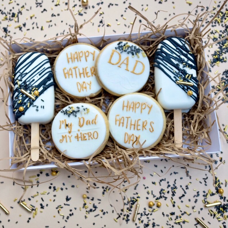 Fathers Day Treat Box Cake Pops Cake Personalised Etsy