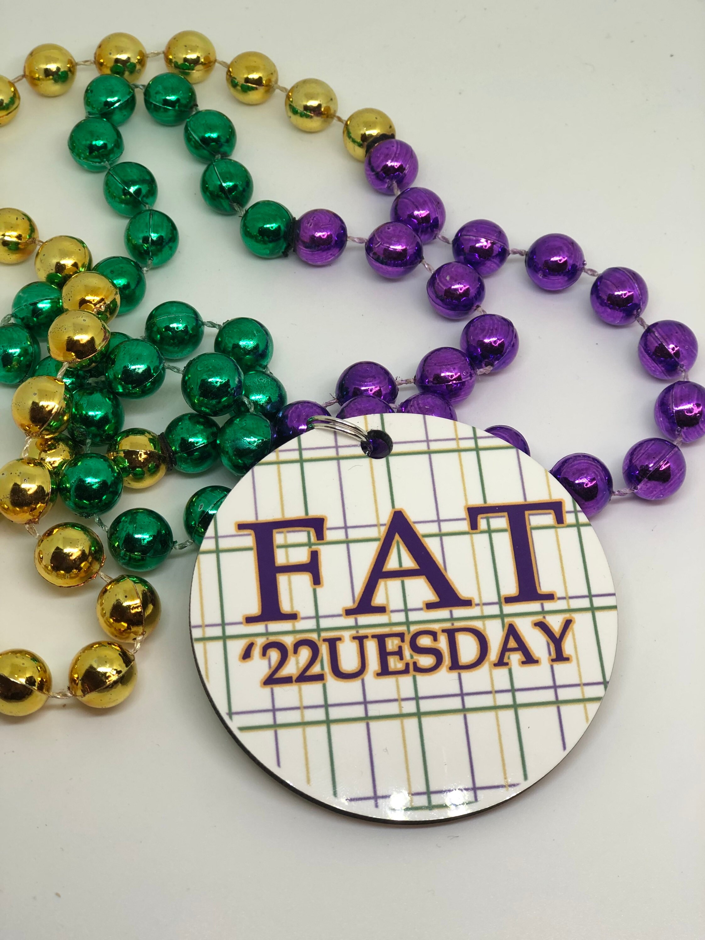 Personalized MARDI GRAS Beads Custom Beads 1 Dozen Etsy