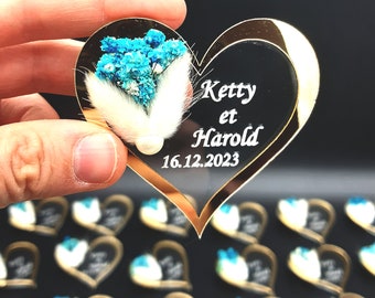Wedding Favor Magnet, Personalized Wedding Magnet,Wedding Favors for Guests,  Wedding Thank you gift, Magnet Favors, Personalized Favors