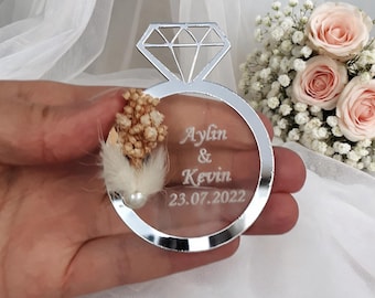 Wedding Favor Magnet, Personalized Baby Shower Favors for Guests bulk,  Baridal shower Thank you gift,Save the date Favor Return gifts