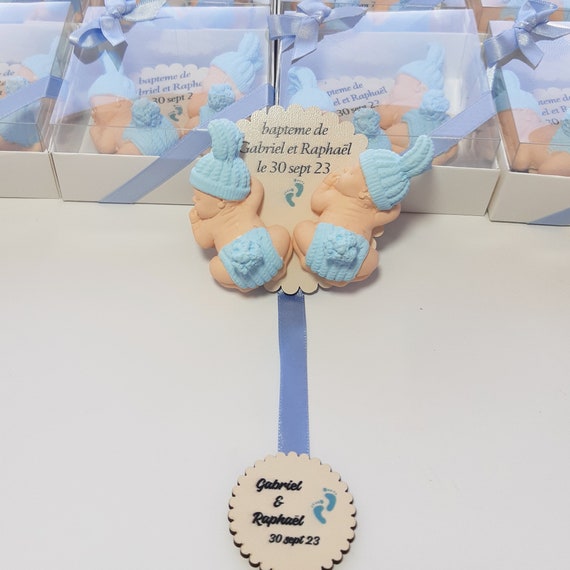 Twin baby cheap shower favors
