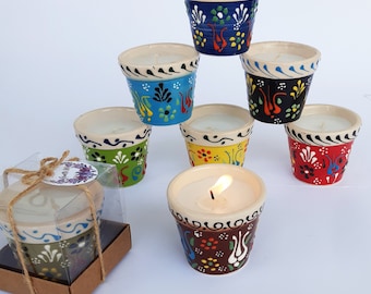 Wedding Guest Giveaway, Bridesmaid Candle, Bridal Shower Favors, Candle Party Favors,Wedding Candle Favors, Wedding Favors Pot for Guest,