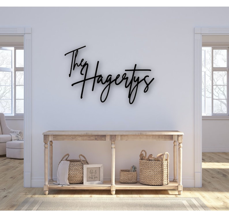 Custom Last Name Sign, Family Name Sign, Personalized Name Sign, Wedding Backdrop, Shower Back Drop Sign