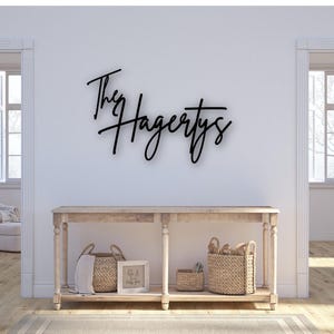Custom Last Name Sign, Family Name Sign, Personalized Name Sign, Wedding Backdrop, Shower Back Drop Sign