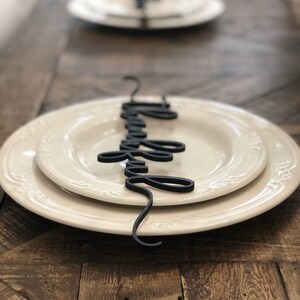 Juego de tarjetas de madera con mensaje de agradecimiento, decoración de mesa de Acción de Gracias, mesa rústica de otoño, tarjetas de madera imagen 4