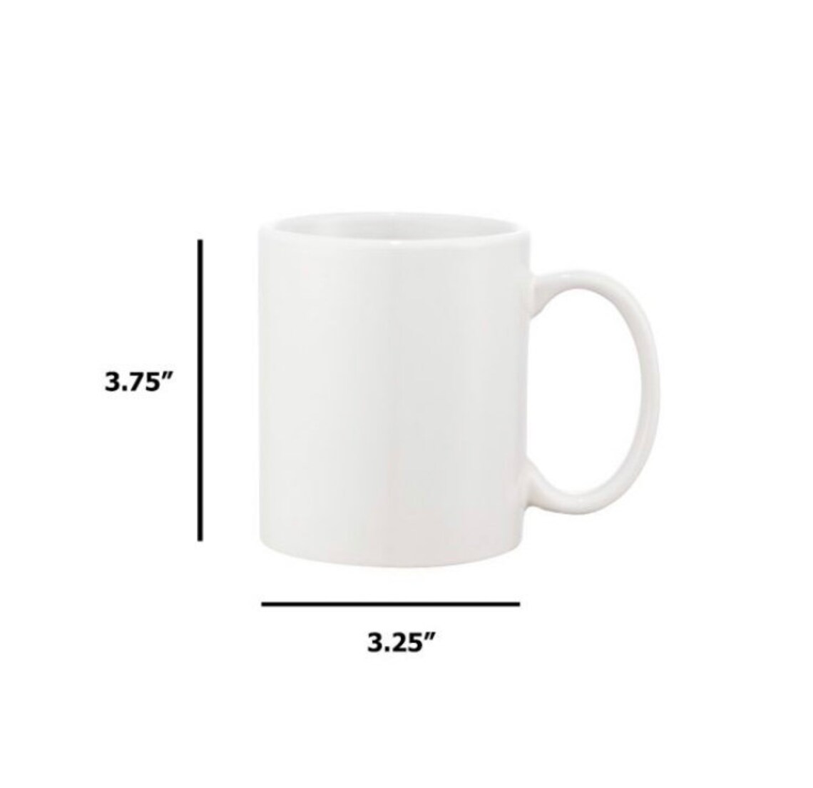 11 oz. Blank Sublimation Mugs Etsy