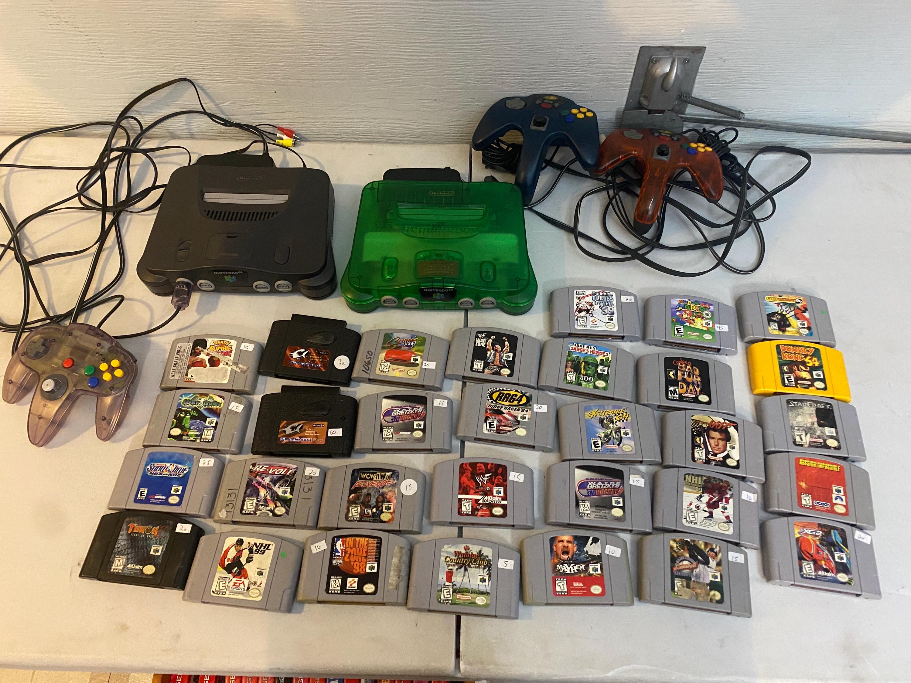 Lot De 6 Jeux Nintendo 64 – Rare – Inclut GoldenEye 007 + Expansion Pack – Occasion Bon état