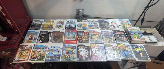 Wii console + Games Kids Titles new super Mario bros party brawl galaxy Kart wii sports Lego fire emblem SpongeBob just dance etc