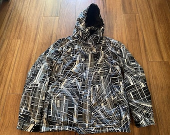 Vintage 2000s Y2K Oakley Ski Snowboard All Over Print Pattern