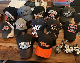 セール - HARLEY ナチュラルレザー ピークド モーターサイクルキャップ