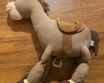 Peluche grande de 24 pulgadas de Toy Story ANDY de Bullseye Horse de Disney Store